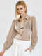 Long Sleeve Women's Shirt Grege