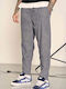 Pantaloni Bărbați Elastic Relaxed Fit Gri