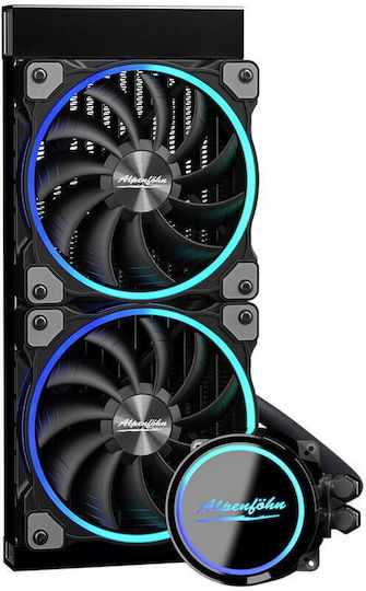 Alpenfoehn Gletscherwasser 240 ARGB Sisteme De Răcire Cu Apă AIO CPU Cu 2 Ventilatoare 120mm