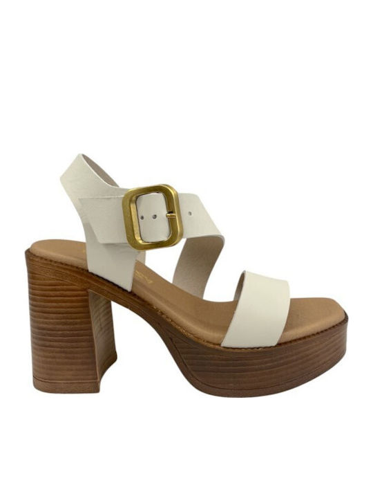 Ragazza Leather Sandals Beige