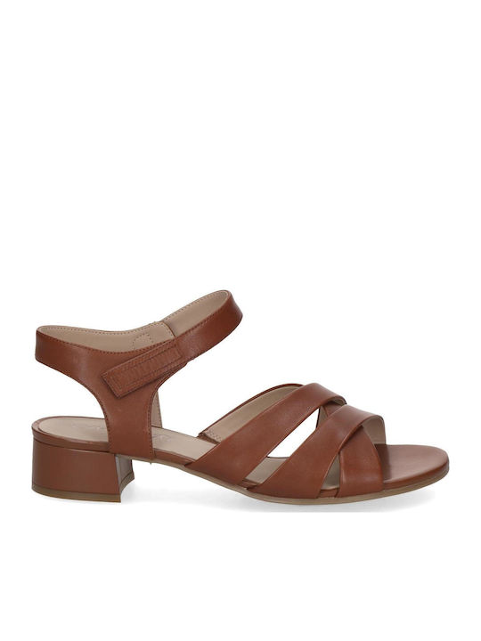 Caprice Sandale Din Piele Tabac
