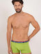 Men's Boxer Green Printed