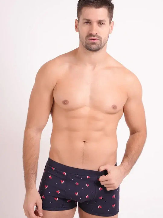 Bonatti Roberto Men's Boxer Blue Printed
