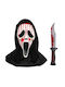 Scream Knife Mask Halloween Costume Scary Outfit