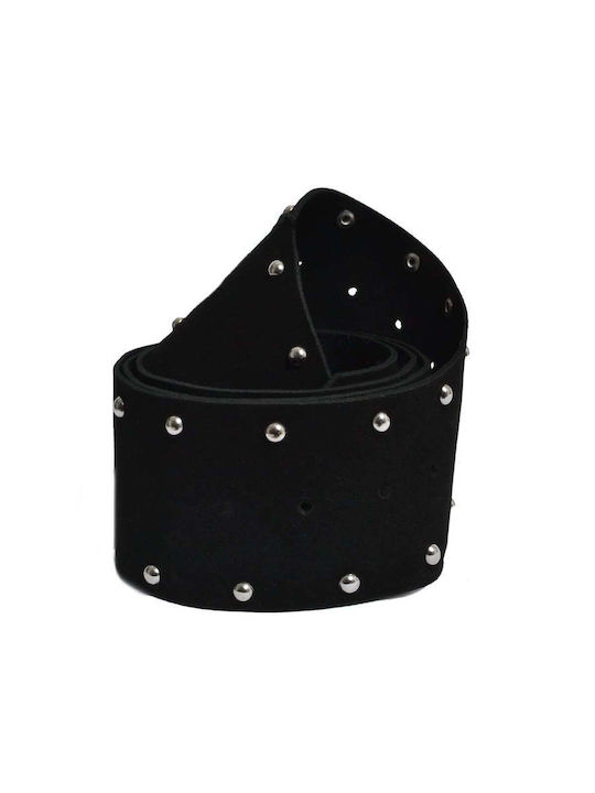 Wide Leather Women's Black Belt 8535.9017.N-black