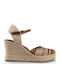 Summer Women's Platform Espadrilles Style Brown