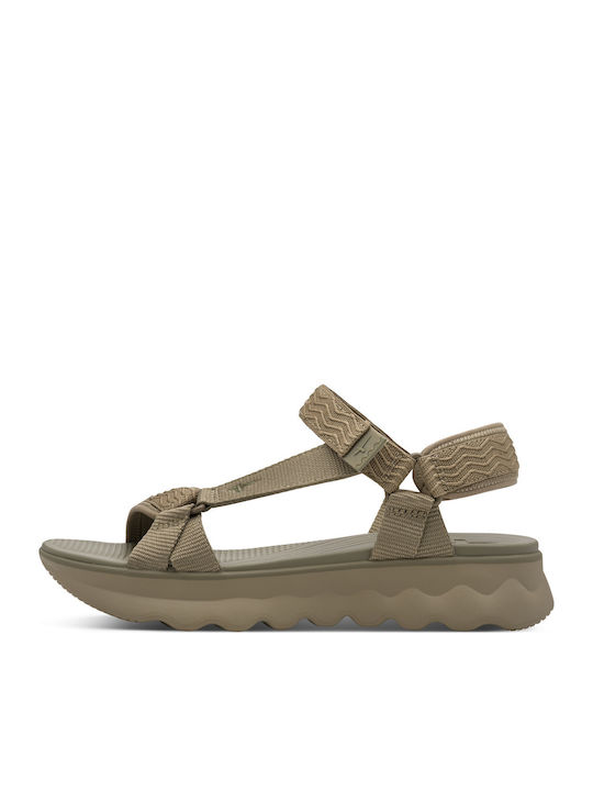 Women's Flat Sandals Sporty Khaki
