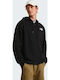 Simple Dome Sweatshirt mit Kapuze Schwarz