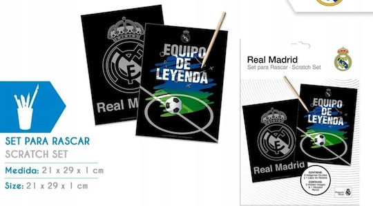 Starpak *****real Madrid Creative Set Scratch Art 92896