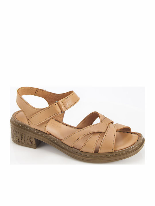 Leather Women's Anatomic Tabac Brown Sandals