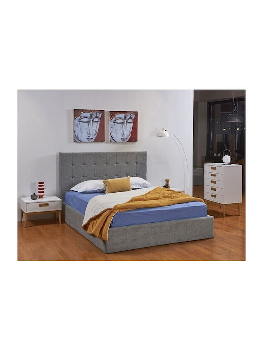 Bedroom Furniture Set White with Mattress 160x200cm