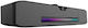 HP DHS-4200U Ηχείο Υπολογιστή με RGB Φωτισμό και Bluetooth Ισχύος 3W Μαύρο