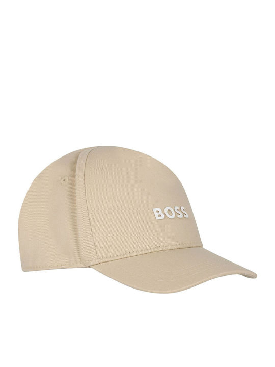 Boss Kids' Hat Jockey Fabric Beige