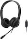A4Tech HU-8 On Ear Multimedia Headset with Microphone and USB-A Connection