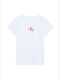 Детска Блуза Къс Ръкав Бяла Monogram Top