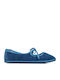 Damen Ballerinas in Blau Farbe
