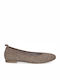 Damen Ballerinas in Brauner Farbe