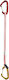 Climbing Technology Skylotec Fly-weight Evo Long Climbing Quickdraw Set 35 Cm Red Gold