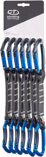 Climbing Technology Skylotec Lime Set Ny Pro 17 Cm 6-pack Climbing Quickdraws Anthracite Electric Blue