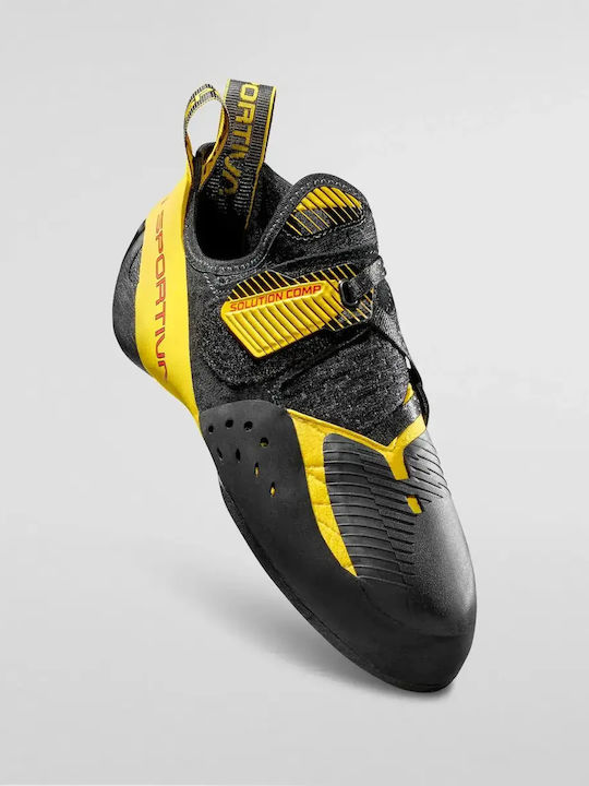 La Sportiva Solution Comp Ανδρικά Ασύμμετρα Παπούτσια Αναρρίχησης Μαύρα