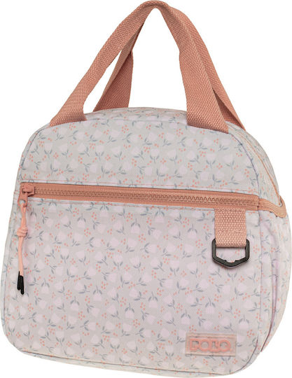 Polo School Insulated Lunch Bag 6 Litre Pink 29x15x22cm