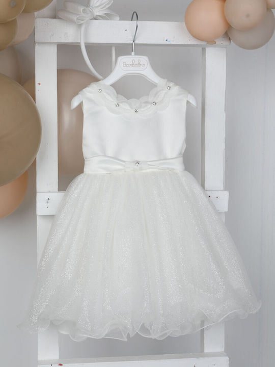 Bambolino Weißes Taufkleid aus Tüll