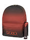 Polo Double Scarf School Backpack Elementary Burgundy With Water Bottle Holder 27 Litre 2026
