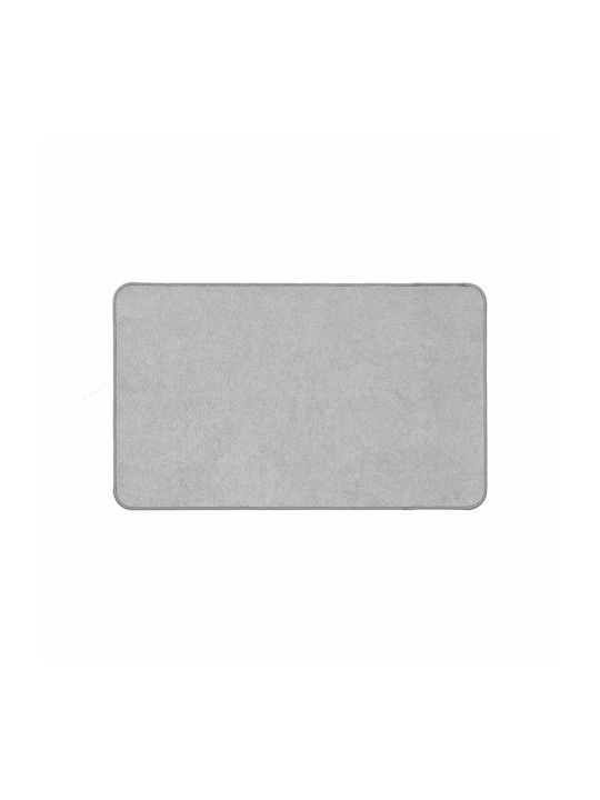 Douceur d'Intérieur Rectangular Kitchen Mat Gray 45x75cm