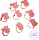 Cookie Cutter Eroi Desene Animate Ștampilă Set 7x5.5cm
