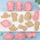 Cookie Cutter Set Space Stamp 30-61mm X8