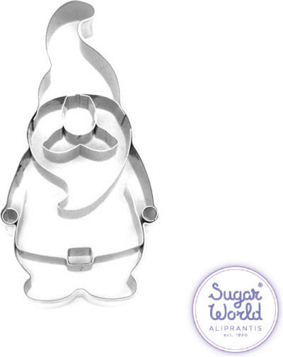 Cookie Cutter Gnome Ss 9x4.6cm