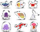 Cookie Cutters Sea Creatures 55-85mm X9