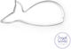 Cookie Cutter Whale 53x82mm