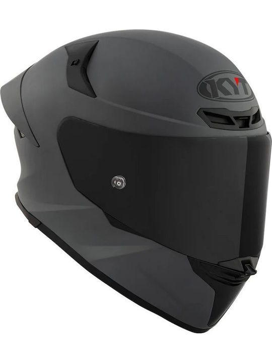 KYT TT-Revo Plain Mat Тъмносив Каска За Мотор F...