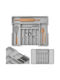 Wellhaus Opening Grey Drawer Cutlery Tray