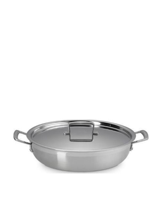 Le Creuset Oală Joasă din Oțel Inoxidabil 4.8l /