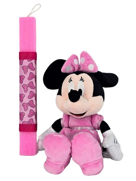 Πασχαλινή Λαμπάδα Minnie Αρωματική, Χειροποίητη και με Κουτί (Διάφορα Σχέδια)
