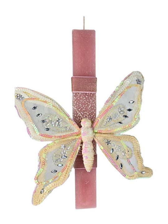 Easter Candle Butterfly Scented Handmade with Box Large Decorative Gold (Miscellaneous Designs)