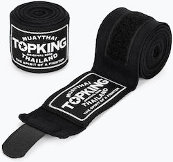 Top King Boxing Wraps 450 Cm Black