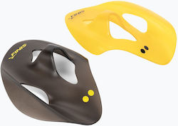 Finis Iso Swimming Paddle Yellow Black Size L