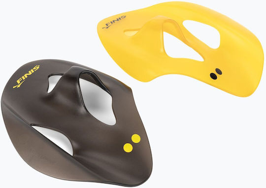 Finis Iso Schwimmhandpaddel Gelb Schwarz Größe L