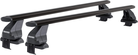 Menabo Omega Plus Black Cross Bars Audi A3 8p 3 Doors Model 2008-2012