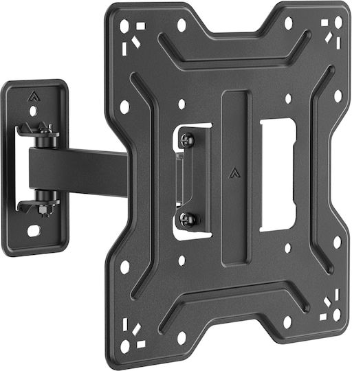 Powertech PT-1555 TV Wall Mount with Extension Arm up to 43" and 30kg Silver