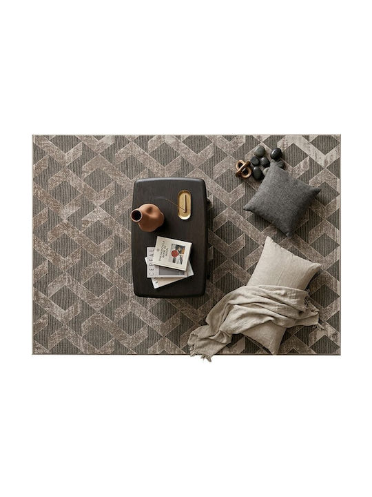 Newplan Rectangular Brown Living Room Rug 133x190cm