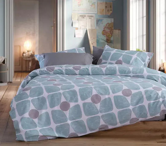 Nef-Nef Homeware Casual Σετ King Size 4τμχ 240x270+35εκ. με Λάστιχο 4