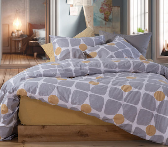 Nef-Nef Homeware Casual Coreo Жълт Подредба Кралица 4 Бройки 240x270см 4 Nef-Nef Homeware Casual Coreo Жълт Подредба Кралица 4 Бройки 240x270см 4