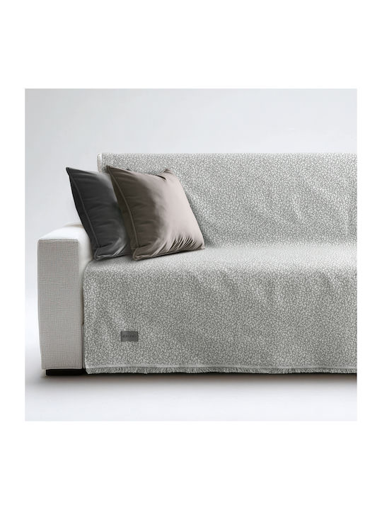 Lino Home Sofa Throw 2 Seater 180x250cm Gray