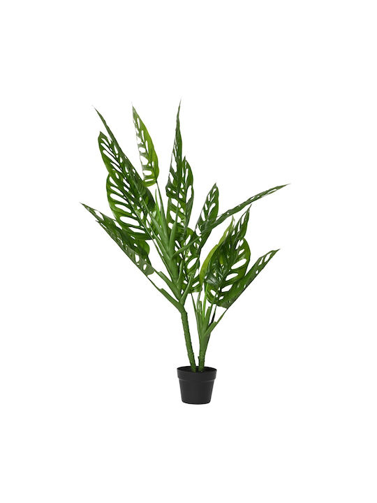 Τεχνητό Φυτό Γλάστρα Monstera Adansonii Πράσινο 120cm Kaemingk 899834 00056775