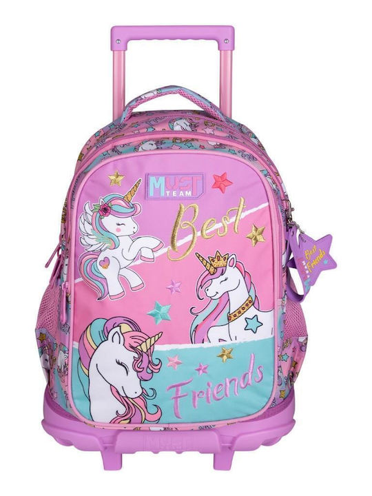 Must Team School Trolley Bag Elementary Pink 30L 34 x 20 x 44cm