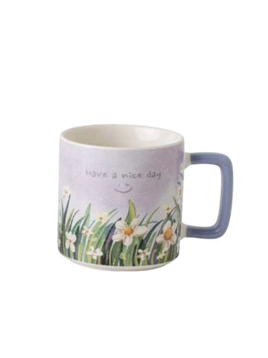 Marva Porcelain Purple Mug 350ml